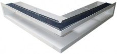 Ventlab - ventilačný otvor rohový 500x500x100 mm - biely