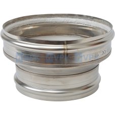 KN10400616 - Prechodka ø180 mm (prevlečná) pre komíny ø200/230 mm (vnútorný/vonkajší ø hrdla)