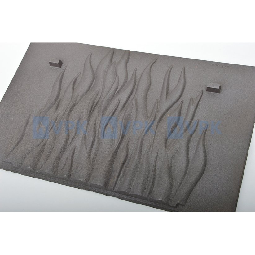 Zadná stena (originálna) do ohniska pre krbové vložky Uniflam, ref. 600130