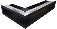 Ventlab - ventilačný otvor rohový ľavý 500x300x100 mm - čierny