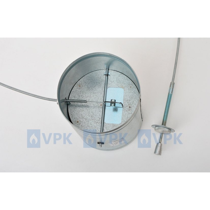 Klapka ø125 mm - ovládanie bovdenom