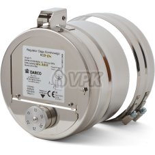 Regulátor ťahu komína Darco RCO-EX – inštalácia na T-kus dymovodu ø150 mm