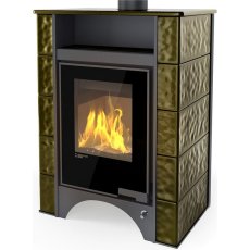 HS Flamingo - AQUAFLAM VARIO ® PERU 11kW, kachlica zelená (teplovzdušná verzia)