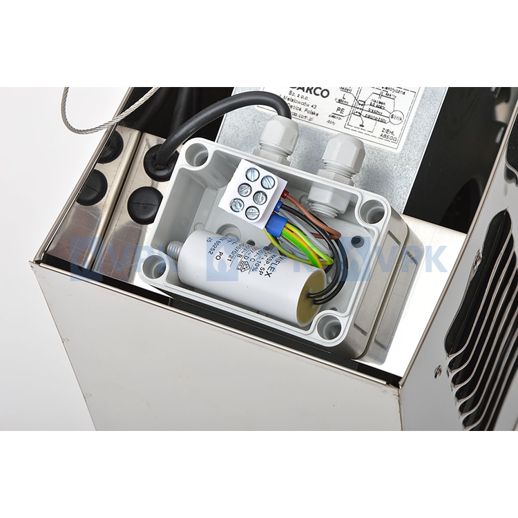 Komínový ventilátor Darco GCK ø150 mm - pre inštaláciu na dvojplášťový nerezový komín