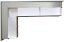 Ventlab - ventilačný otvor rohový pravý 300x500x100 mm - biely