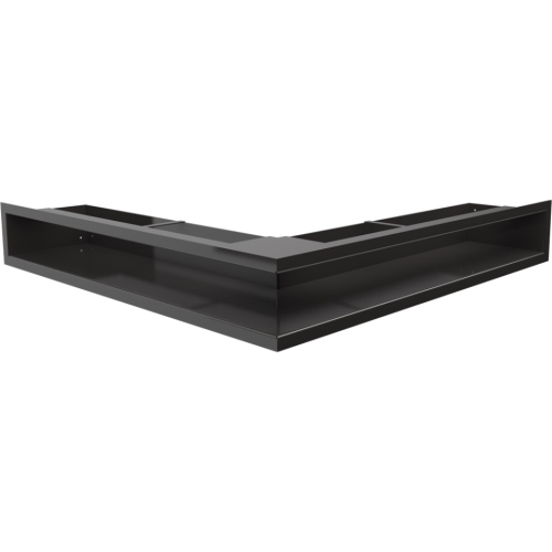 Ventilační otvor LUFT rohový 560x560x90 mm - černý Ventilační otvor LUFT rohový 560x560x90 mm - černý