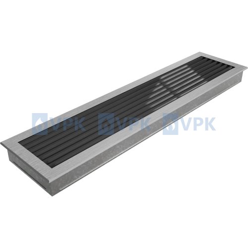 Ventilační mřížka Fresh 17x70 cm - nerezová matná