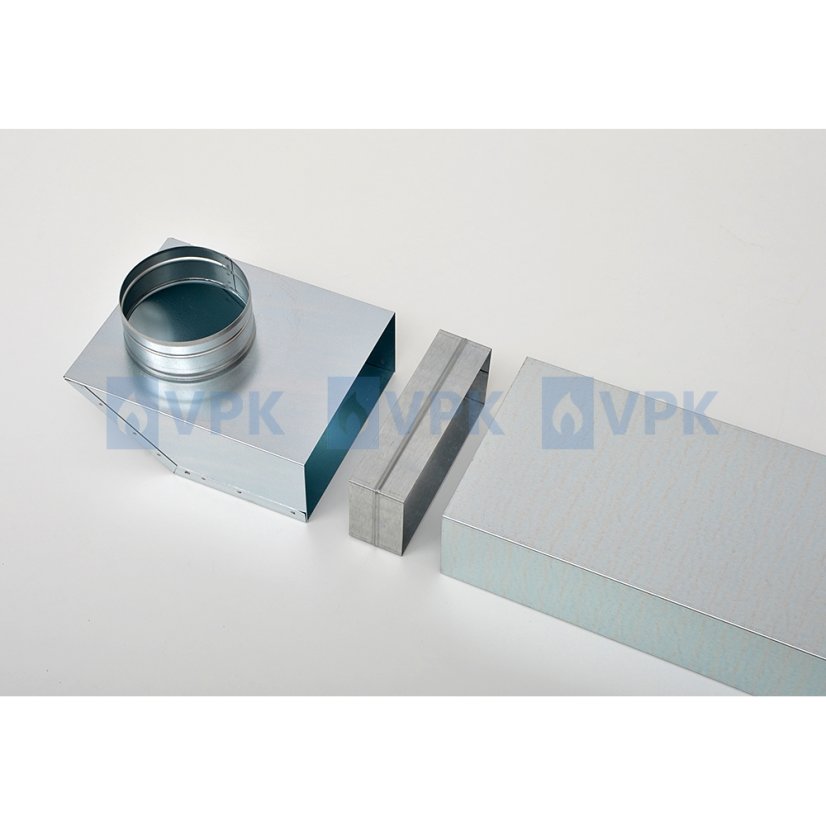 Redukce 90° na potrubí ø125 mm (200x90 mm)