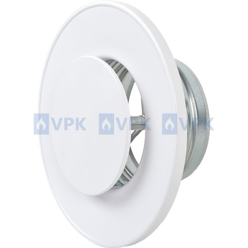 Ventilačný tanier výfukový ASV ø100 mm - biely