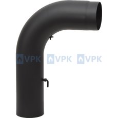 KC20 - Koleno ø150 mm / 90° - s klapkou a čistiacim otvorom - ohýbané