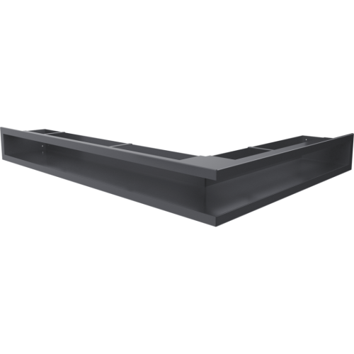 Ventilační otvor LUFT rohový levý 766x547x90 mm - grafit