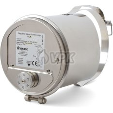 Regulátor komínového ťahu RCR so sponou - umiestnenie do dymovodu ø120-200 mm