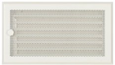 Ventilačná mriežka 16x32 cm so žalúziou - biela