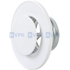 Ventilačný tanier výfukový ASV ø150 mm - biely