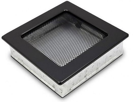 Ventilačná mriežka Standard 17x17 cm - čierna