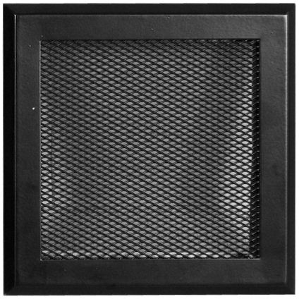 Ventilačná mriežka 16x16 cm - čierna