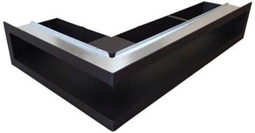 Ventlab - ventilačný otvor rohový ľavý 500x300x100 mm - čierny
