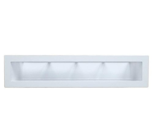 Ventlab V-Open - ventilační otvor rovný 450x100 mm - bílý Ventlab V-Open - ventilační otvor rovný 450x100 mm - bílý