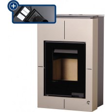 AQUAFLAM VARIO - SAPORO 11/7 kW (olivová) elektronická regulace