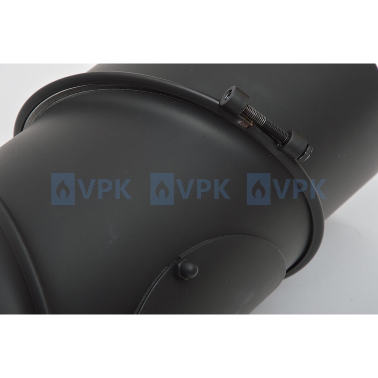 KC20 - Koleno 4 segmentové ø120 mm - nastaviteľné s čistiacimi otvormi