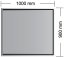 Podkladové sklo pod kamna - BERLIN 6 mm (1000 x 900 mm)