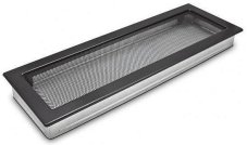 Vetracia mriežka Standard 17x49 cm - čierna