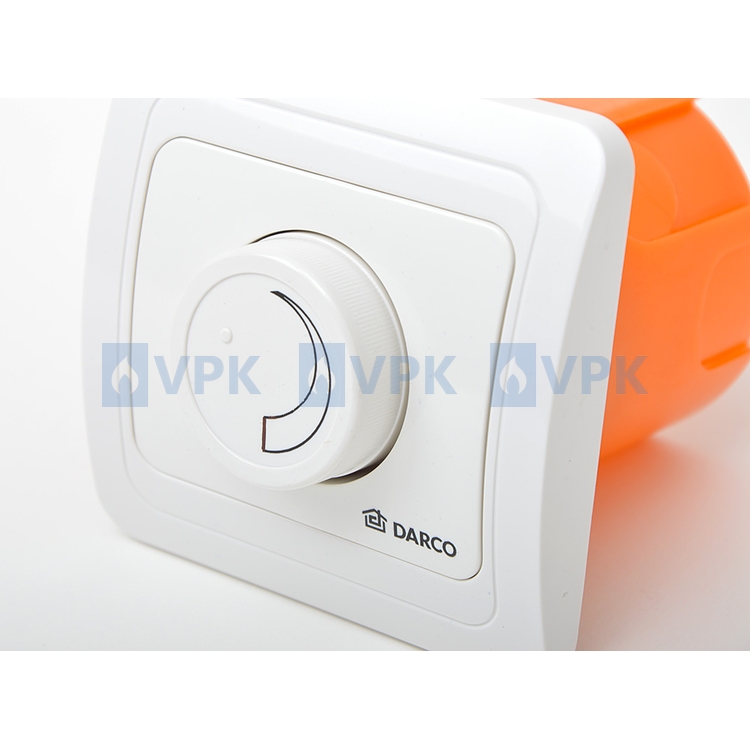 Regulátor otáčok Darco RO-200 (podomietkový) pre teplovzdušné ventilátory AN a komínové ventilátory GCK