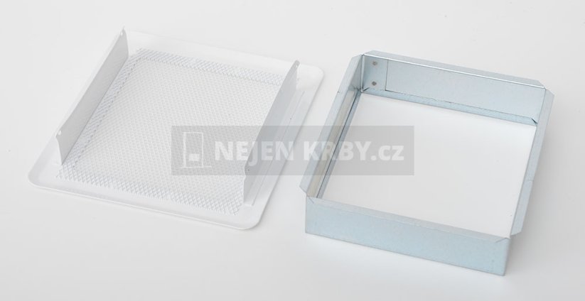 Ventilačná mriežka 175x195 mm - biela