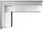 Ventlab - ventilačný otvor rohový ľavý 500x300x100 mm - biely