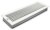 Ventilační mřížka Standard 17x49 cm s žaluzií - bílá