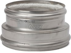 KN10401090 - Prechodka ø160 mm (prevlečná) pre komíny ø160/190 mm (vnútorný/vonkajší ø hrdla)