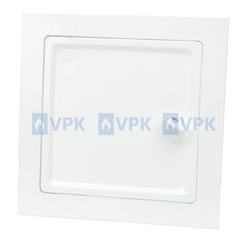 Komínové dvierka 140x140 mm - biele (malé)