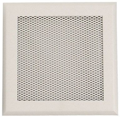 Ventilačná mriežka 16x16 cm - krémový brokát