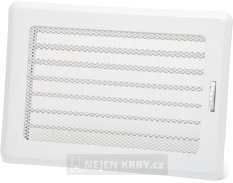 Ventilačná mriežka 175x245 mm so žalúziou - biela
