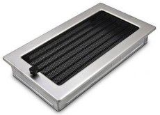Ventilačná mriežka Standard 17x30 cm so žalúziou - nerezová matná