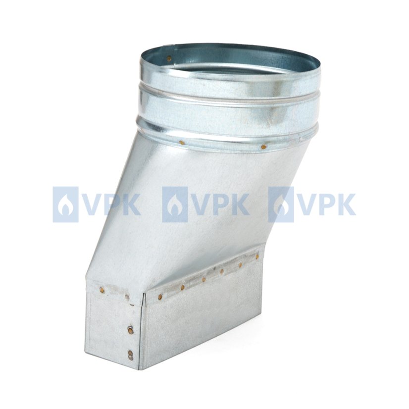 Redukcia na potrubie ø125 mm asymetrická (150x50 mm)