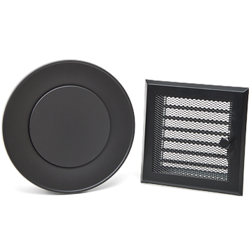 Ventilační mřížky, talíře