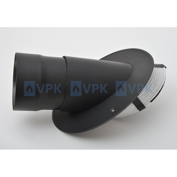 KC20 - Prechodka ø150 mm 45° (vsuvná) pre komíny ø180 mm