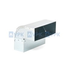 Koleno 45-90° nastaviteľné stena-strop (150x50 mm)