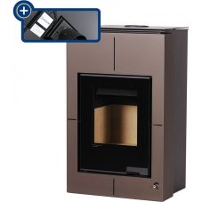 AQUAFLAM VARIO - SAPORO 11/5 kW (hnedá - zamatová) elektronická regulácia