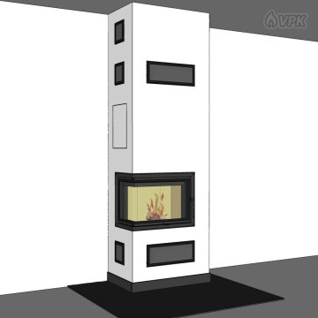 Návod na stavbu krbu – s vložkou Romotop HEAT L 4G S 60.44.33.24 (model AL)
