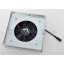 Ventilátor do mriežky Standard 17x17 cm s čidlom - ø100 mm