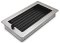 Ventilační mřížka Standard 17x30 cm s žaluzií - nerezová matná