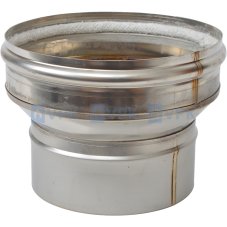 KN10400836 - Prechodka ø180 mm (po vode, prevlečná) pre komíny ø200/215 mm (vnútorný/vonkajší ø hrdla)