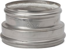 KN10401090 - Přechodka ø160 mm (převlečná) pro komíny ø160/190 mm (vnitřní/vnější ø hrdla)