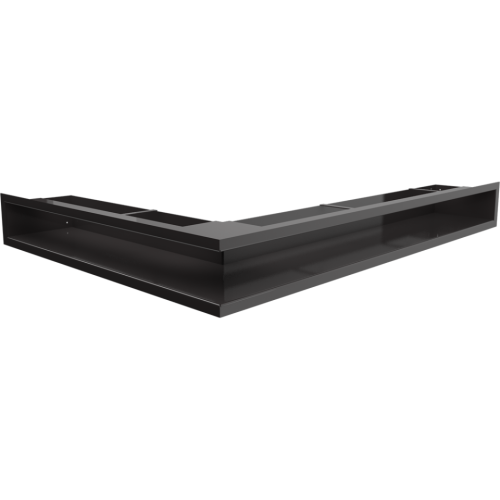 Ventilační otvor LUFT rohový pravý 547x766x90 mm - černý Ventilační otvor LUFT rohový pravý 547x766x90 mm - černý