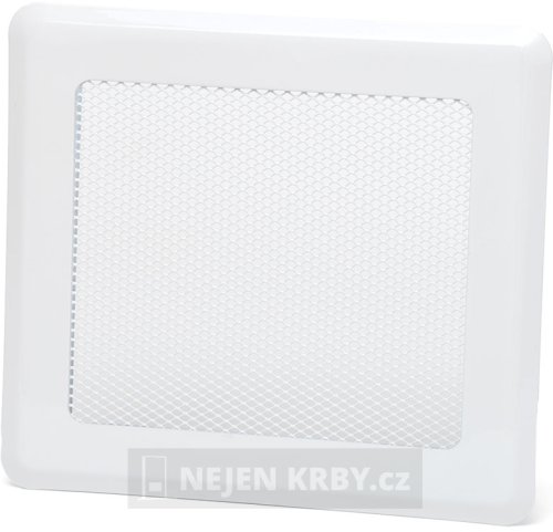 Krbová mřížka 175 x 195 mm (bílá)