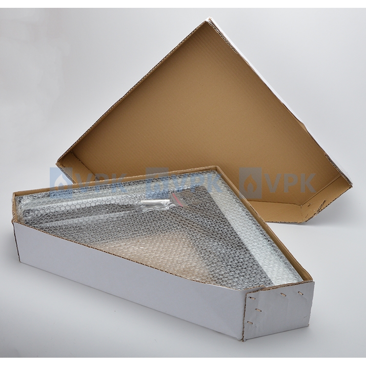 Ventlab - ventilačný otvor rohový 500x500x100 mm - biely