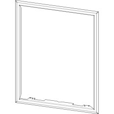 Romotop - RÁMEK D2L RAM06N krycí