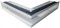 Ventlab - ventilační otvor rohový 500x500x100 mm - bílý